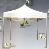 Gazebo Επαγγελματικό 3x4,5 Ενισχυμένος Ιστός