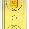 Ταμπλό Προπονητή Basket Διπλής Όψης 20x40