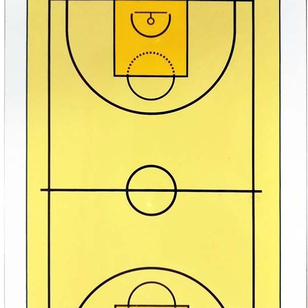 Ταμπλό Προπονητή Basket Διπλής Όψης 20x40