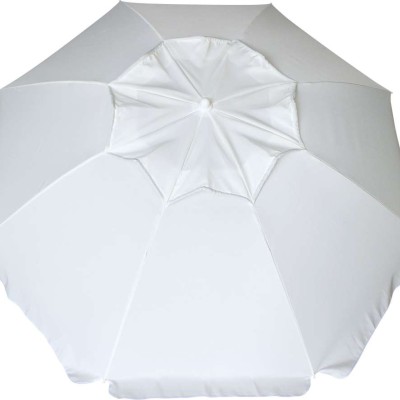 Ομπρέλα Παραλίας 2m Polyester 180gsm Λευκό