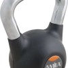 Kettlebell Rubber Cover Cr Handle 8 kg – Μαύρο