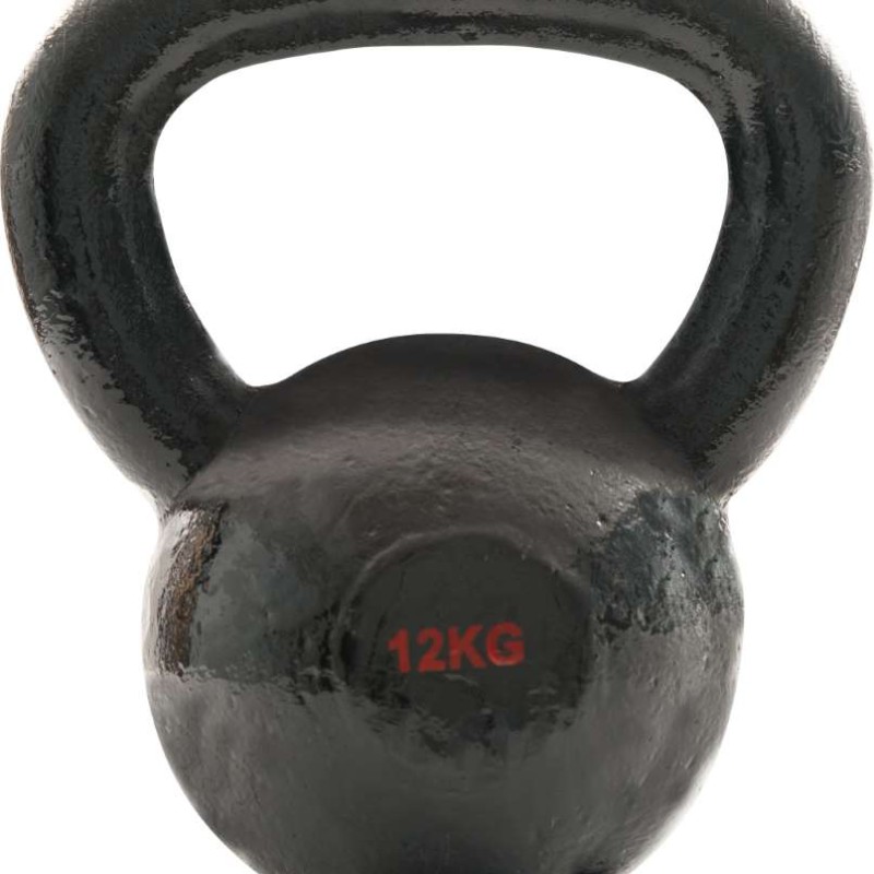 AMILA Kettlebell Cast Iron Rubber Base 12Kg