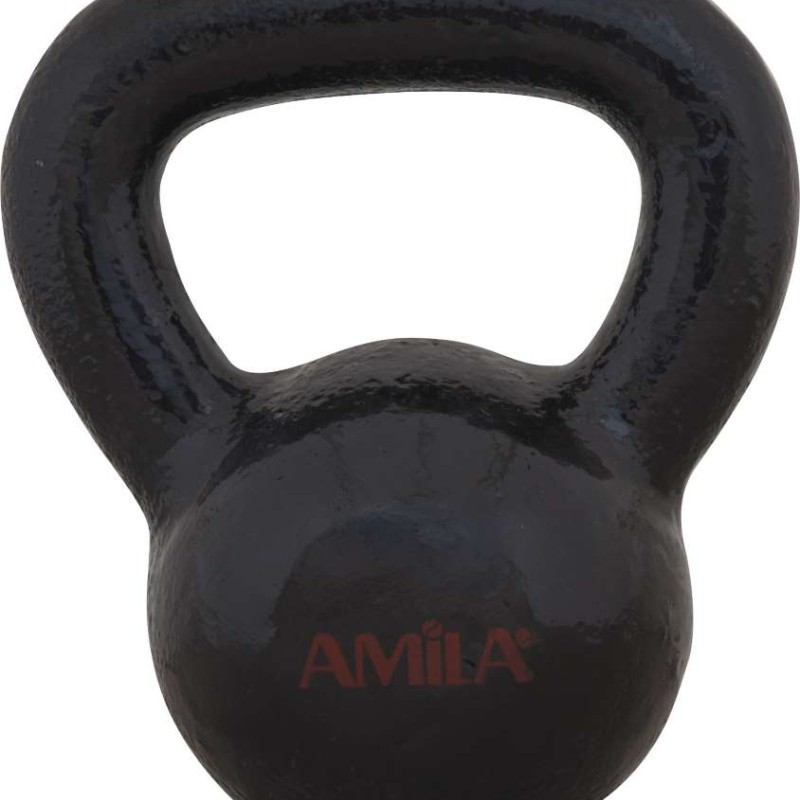 AMILA Kettlebell Cast Iron Rubber Base 10Kg