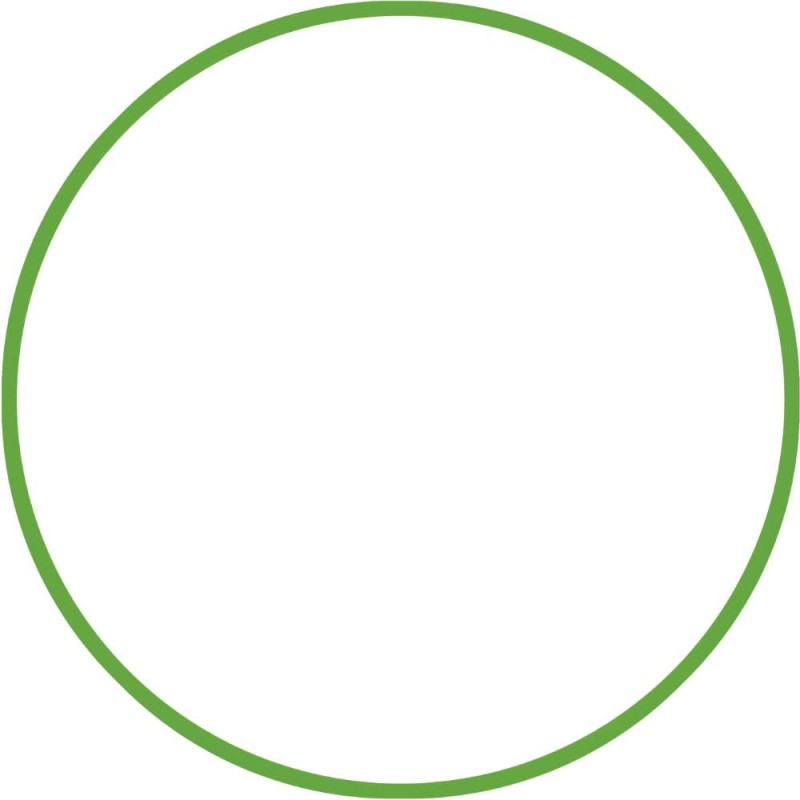 Χούλα-Χουπ 70cm - Φ19mm - 175gr, Πράσινο
