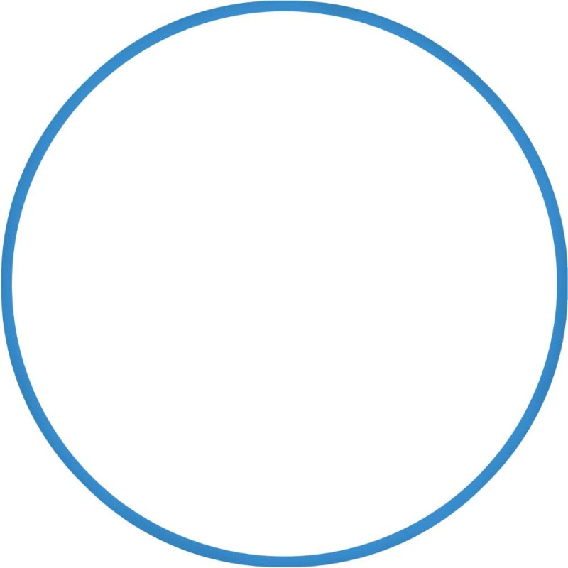 Χούλα-Χουπ 70cm - Φ19mm - 230gr, Μπλε