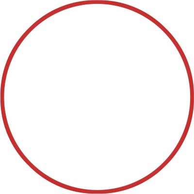 Χούλα-Χουπ 76cm - Φ18mm - 185gr, Κόκκινο