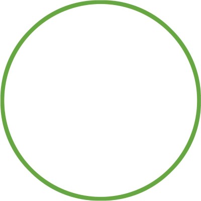 Χούλα-Χουπ 76cm - Φ18mm - 185gr, Πράσινο