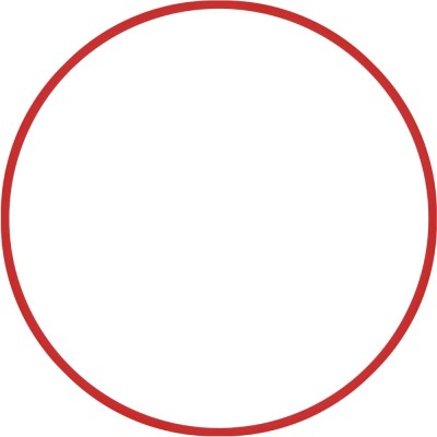Χούλα-Χουπ 60cm - Φ18mm - 155gr, Κόκκινο