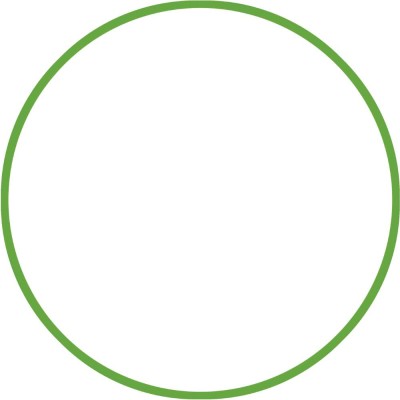 Χούλα-Χουπ 60cm - Φ18mm - 155gr, Πράσινο