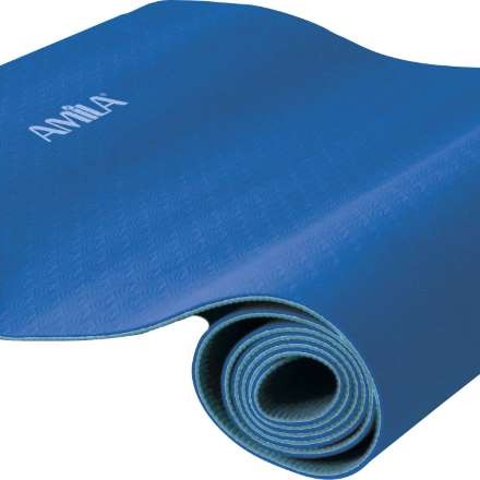 Στρώμα Yoga 6mm TPE Μπλε/Γαλάζιο