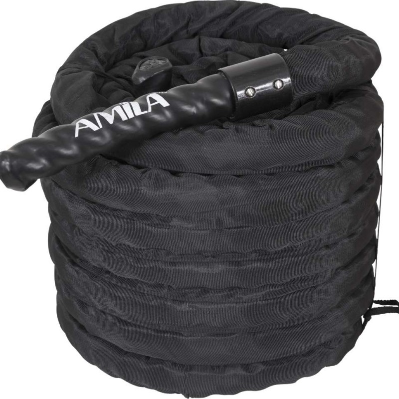 AMILA Battle Rope PVC Handles 15m