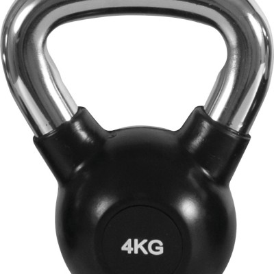 Kettlebell Rubber Cover Cr Handle 4Kg