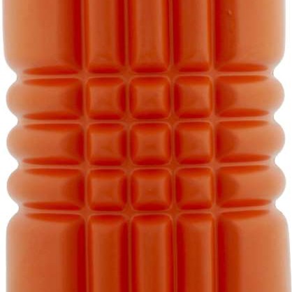 AMILA Foam Roller Plexus Φ14x33cm Πορτοκαλί/Μαύρο