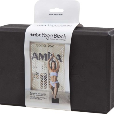 Τούβλο Yoga AMILA Brick Μαύρο