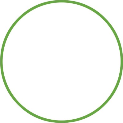 Χούλα-Χουπ HQ 60cm - Φ19mm - 230gr, Πράσινο