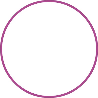 Χούλα-Χουπ HQ 60cm - Φ19mm - 230gr, Φούξια