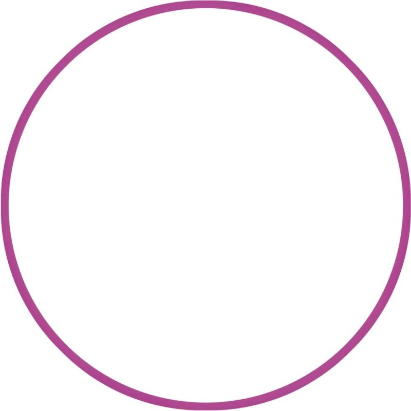 Χούλα-Χουπ HQ 60cm - Φ19mm - 230gr, Φούξια