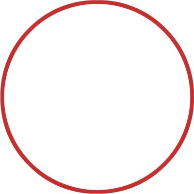 Χούλα-Χουπ HQ 60cm - Φ19mm - 230gr, Κόκκινο