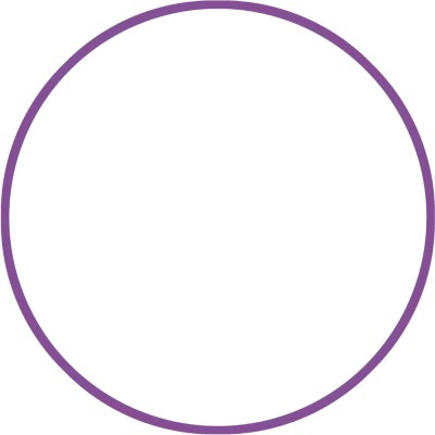 Χούλα-Χουπ HQ 60cm - Φ19mm - 230gr, Μωβ