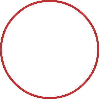 Χούλα-Χουπ HQ 70cm - Φ19mm - 280gr, Κόκκινο