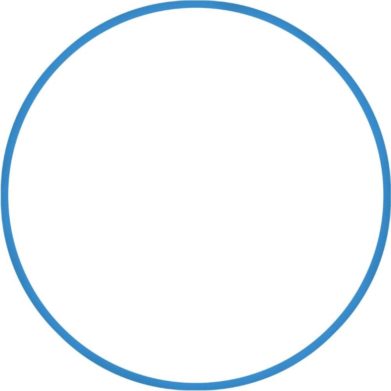 Χούλα-Χουπ HQ 70cm - Φ19mm - 280gr, Μπλε