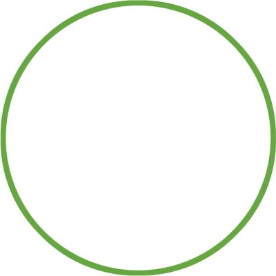 Χούλα-Χουπ HQ 70cm - Φ19mm - 280gr, Πράσινο