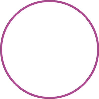 Χούλα Χουπ HQ 80cm - Φ19mm - 330gr, Φούξια