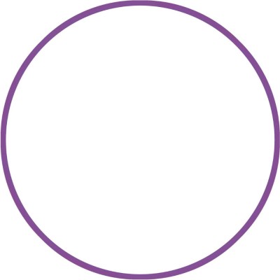 Χούλα Χουπ HQ 80cm - Φ19mm - 330gr, Μωβ