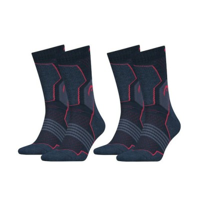 Head Hiking Κάλτσες Unisex 2-Pack Pink/Blue (701219910-003)
