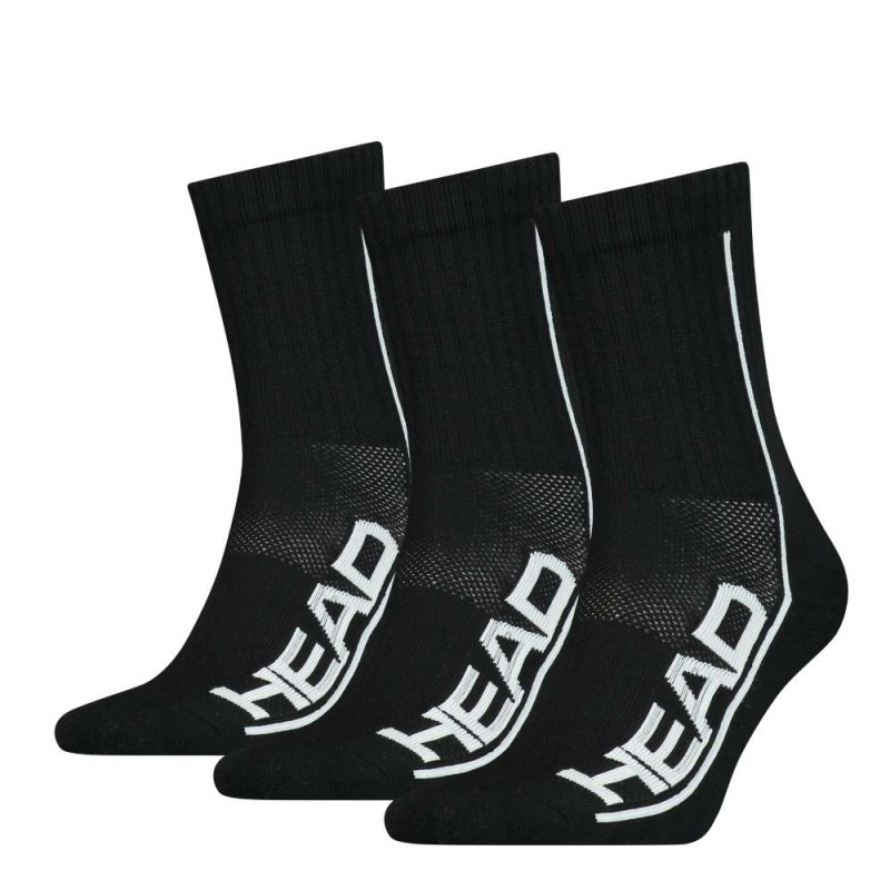 ΚΑΛΤΣΕΣ HEAD PERFORMANCE SHORT CREW 3Pack UNISEX Black (791010001-005)