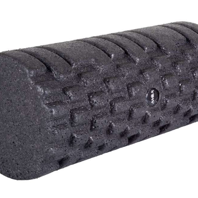 AMILA Foam Roller Spike Φ14x32cm Μαύρο