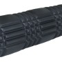 AMILA Foam Roller Plexus 45 Φ14x45cm Μαύρο/Λάιμ