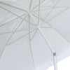 Ομπρέλα Παραλίας 2m Polyester 180gsm Λευκό