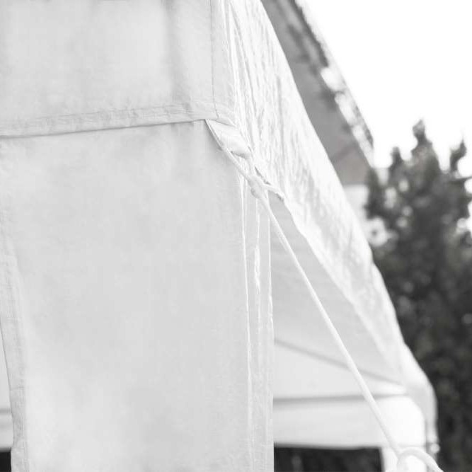 Gazebo Οικιακό 3x3 Λευκό