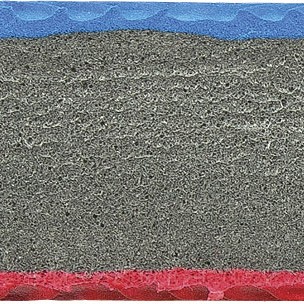 Δάπεδο Προστασίας EVA Διαμάντι 100x100cm 2,5cm Κόκκινο-Γκρι-Μπλε