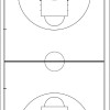 Ταμπλό Προπονητή Basket Διπλής Όψης