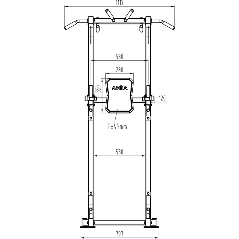 Μηχάνημα Μονόζυγο/Δίζυγο AMILA Power Tower PT800
