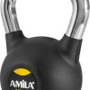 Kettlebell Rubber Cover Cr Handle 16 kg – Μαύρο