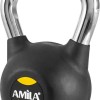 Kettlebell Rubber Cover Cr Handle 20 kg – Μαύρο