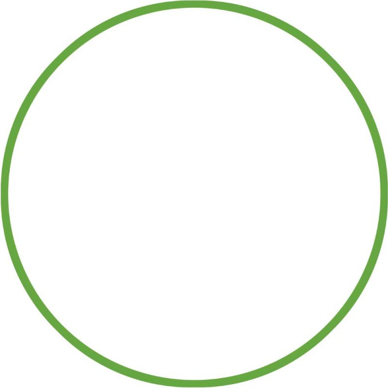 Χούλα-Χουπ 60cm - Φ18mm - 120gr, Πράσινο