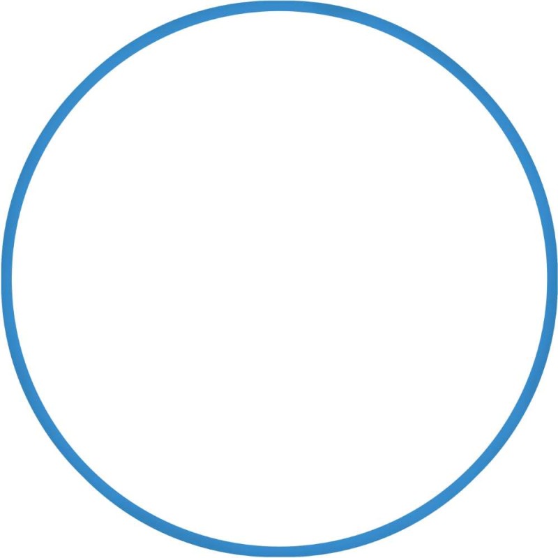 Χούλα-Χουπ 76cm - Φ18mm - 185gr, Μπλε
