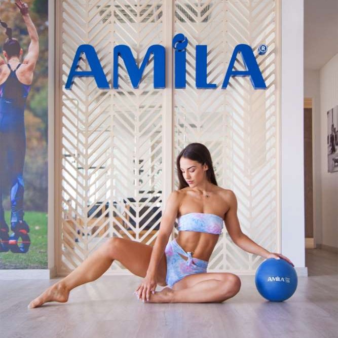Μπάλα Pilates (Bulk) 19 cm - Μπλε