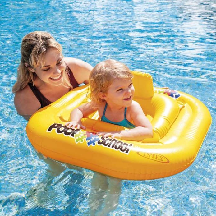 Περπατούρα Θαλάσσης Intex Pool School Deluxe Baby Float
