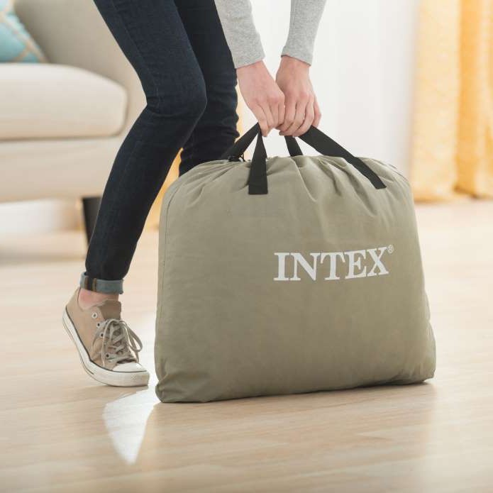 Φουσκωτό Στρώμα Ύπνου Intex Deluxe Pillow Rest Raised Twin