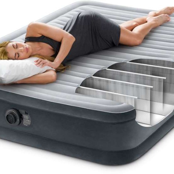 Φουσκωτό Στρώμα Ύπνου Intex Comfort-Plush Low Queen