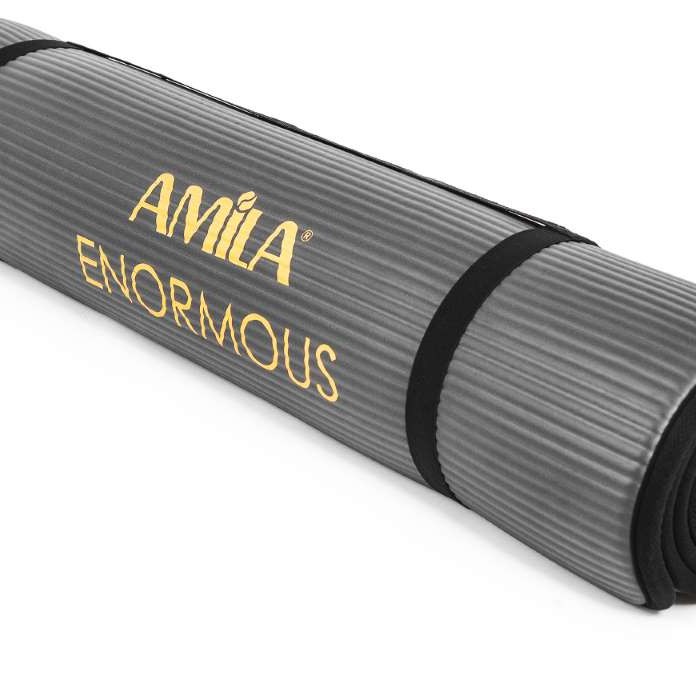 Στρώμα Γυμναστικής NBR 10mm 80Kg Μαύρο ENORMOUS