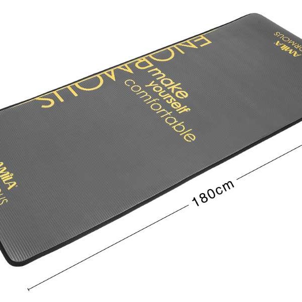 Στρώμα Γυμναστικής NBR 10mm 80Kg Μαύρο ENORMOUS