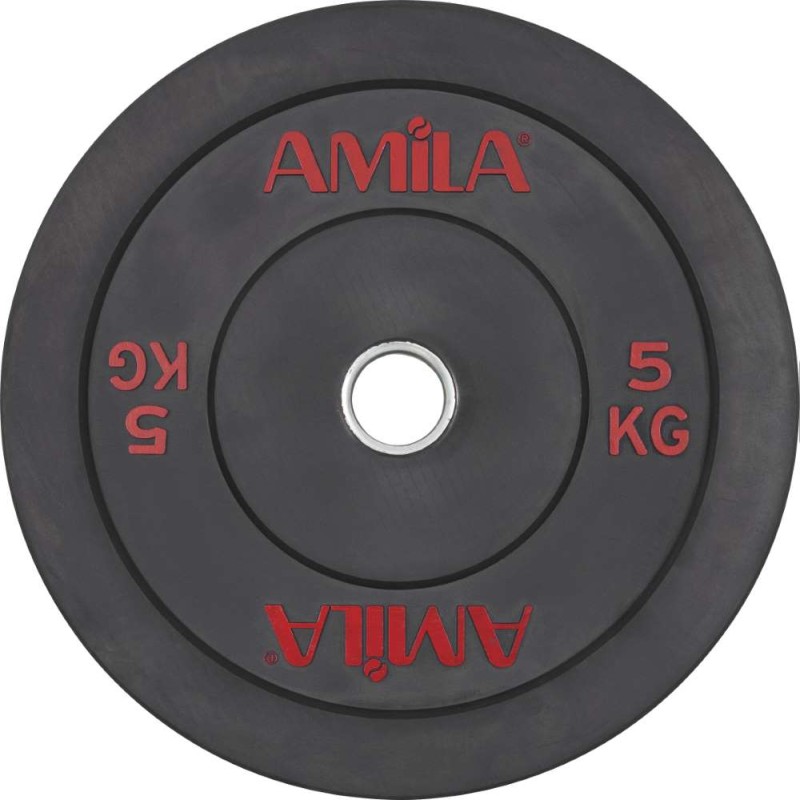 Δίσκος AMILA Black R Bumper 50mm 5Kg