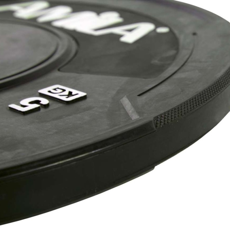 Δίσκος AMILA Black W Bumper 50mm 5Kg