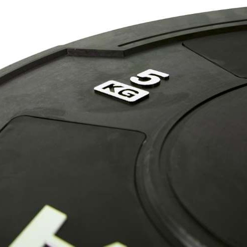 Δίσκος AMILA Black W Bumper 50mm 5Kg